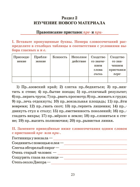 Русский язык. Тренажёр по орфографии и пунктуации. 6 класс