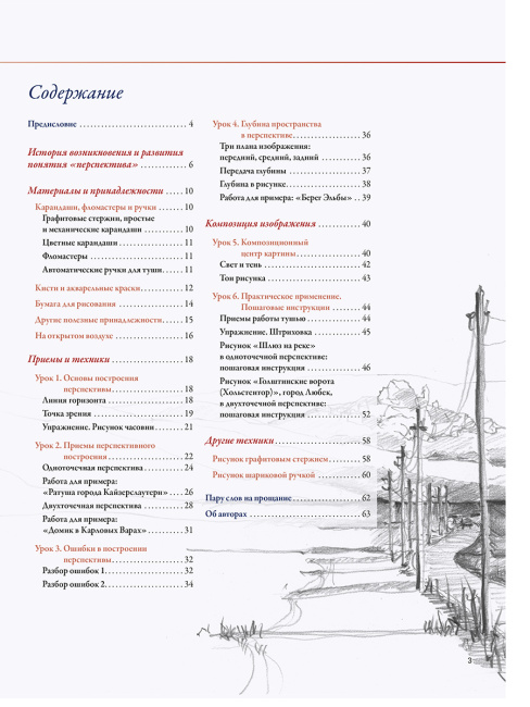 Архитектура и перспектива в скетчах