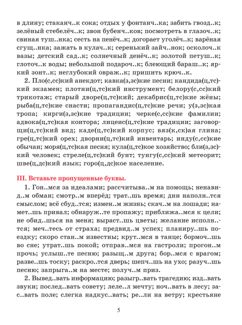 Русский язык. Тренажер по орфографии и пунктуации. 8 класс