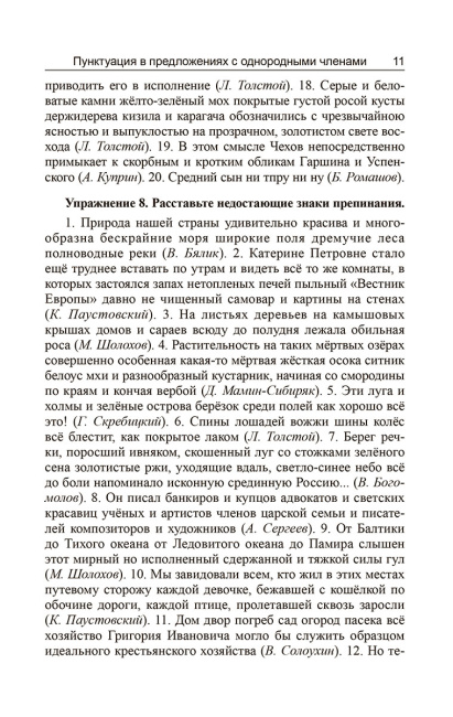 Русский язык. Пунктуация:упражнения и тесты