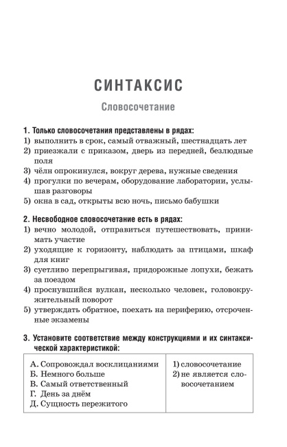 Русский Язык. Тематический тестовый тренажёр