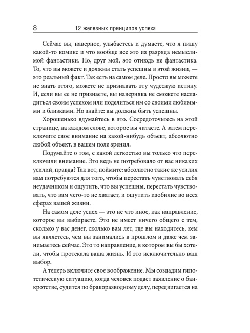 12 железных принципов успеха