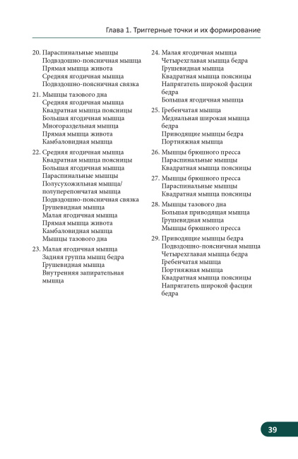 Карманный атлас триггерных точек: Иллюстрированное руководство по анатомии мышц, зонам боли и миофасциальным меридианам