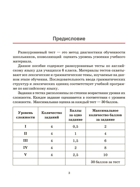 Тесты по английскому языку. 6 класс