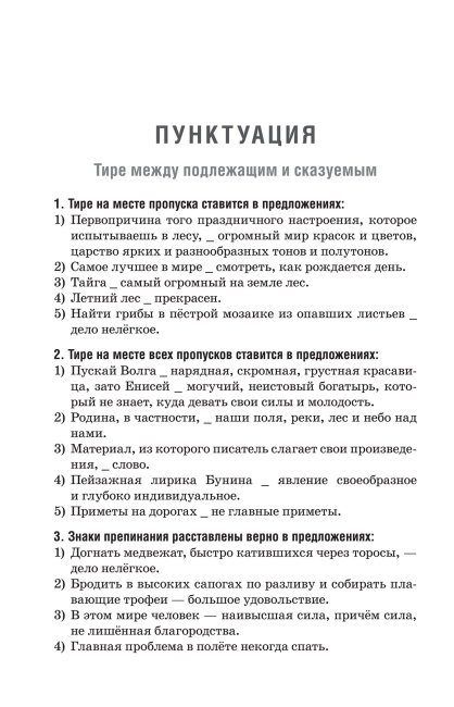 Русский Язык. Тематический тестовый тренажёр