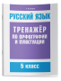 Русский язык. Тренажёр по орфографии и пунктуации. 5 класс