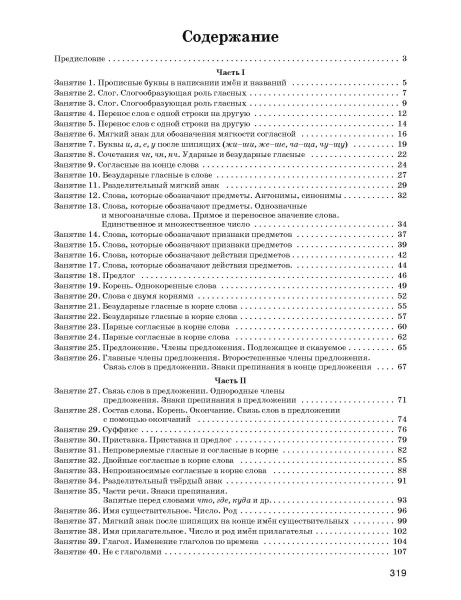 Русский язык на «отлично».  2-4 классы