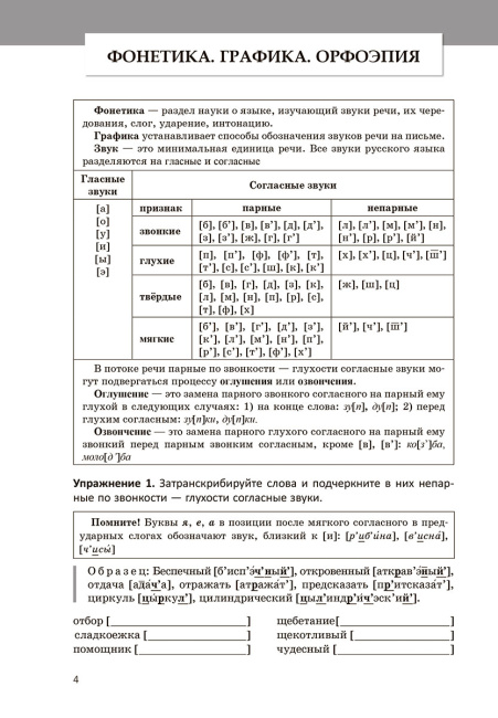 Русский язык. Практический курс подготовки к экзамену и ЦТ