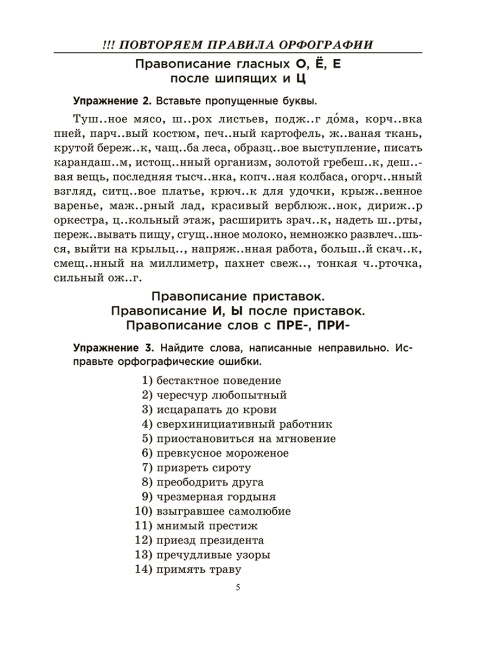 Русский язык на «отлично».  8 класс