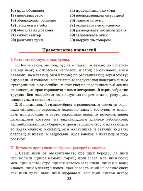 Русский язык. Тренажер по орфографии и пунктуации. 10-11 классы