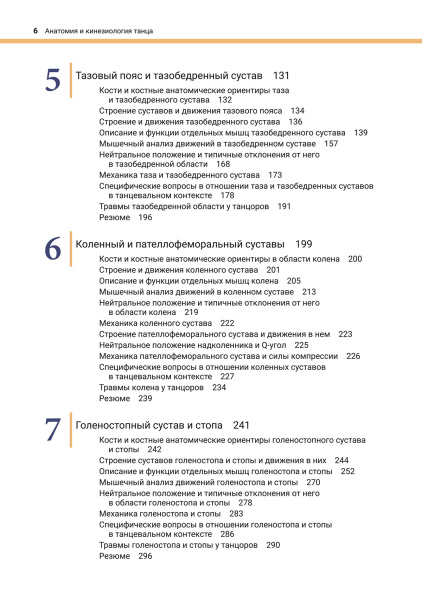 Анатомия и кинезиология танца