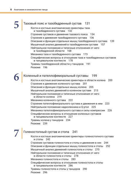 Анатомия и кинезиология танца