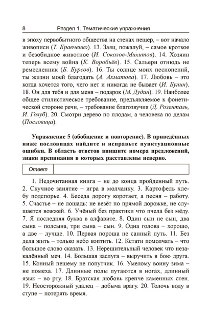 Русский язык. Пунктуация:упражнения и тесты
